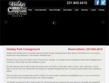 Tablet Screenshot of holidayparktc.com